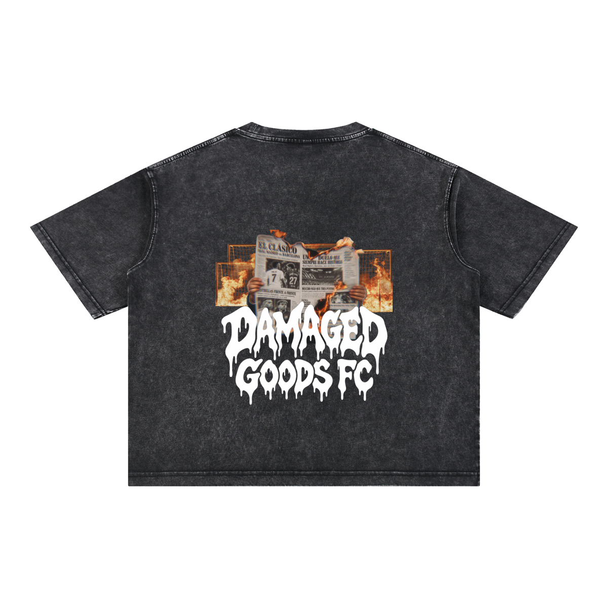 El Clasico Mineral Wash Boxy Cotton T-Shirt